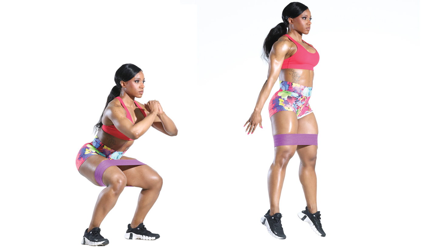 Banded-squat-jump