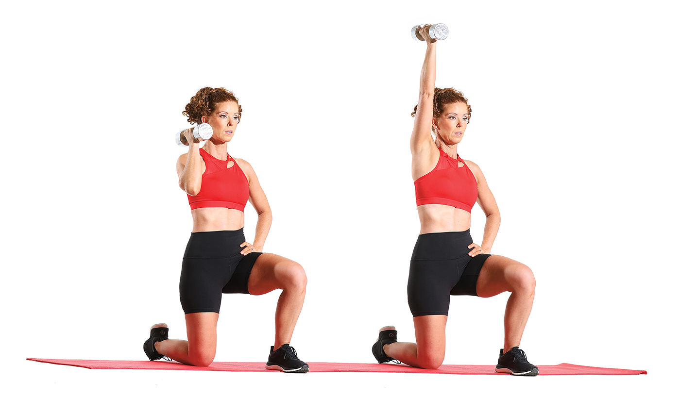 one-arm-kneeling-press