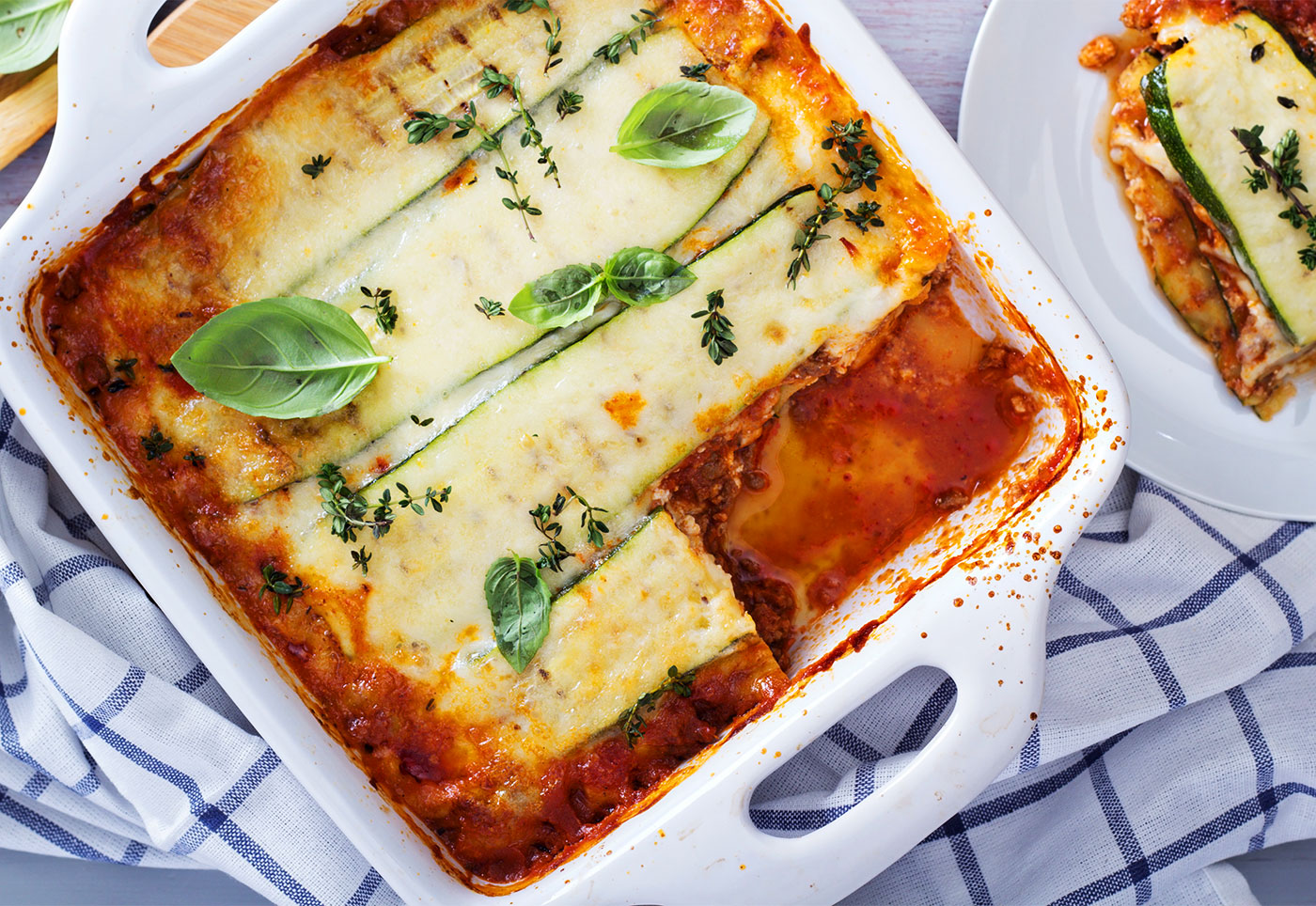 Zucchini-eggplant-lasagna